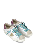 Philippe Model Paris Triangle-Logo Trainers — White — Size US M 3.5 - US W 5 — Side View