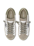 Philippe Model Paris Prsx Lace-Up — White — Size US M 3.5 - US W 5 — Top View