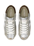 Philippe Model Paris Prsx Leopard-Print Low Trainers — Same as shown — Size US M 3.5 - US W 5 — Top View