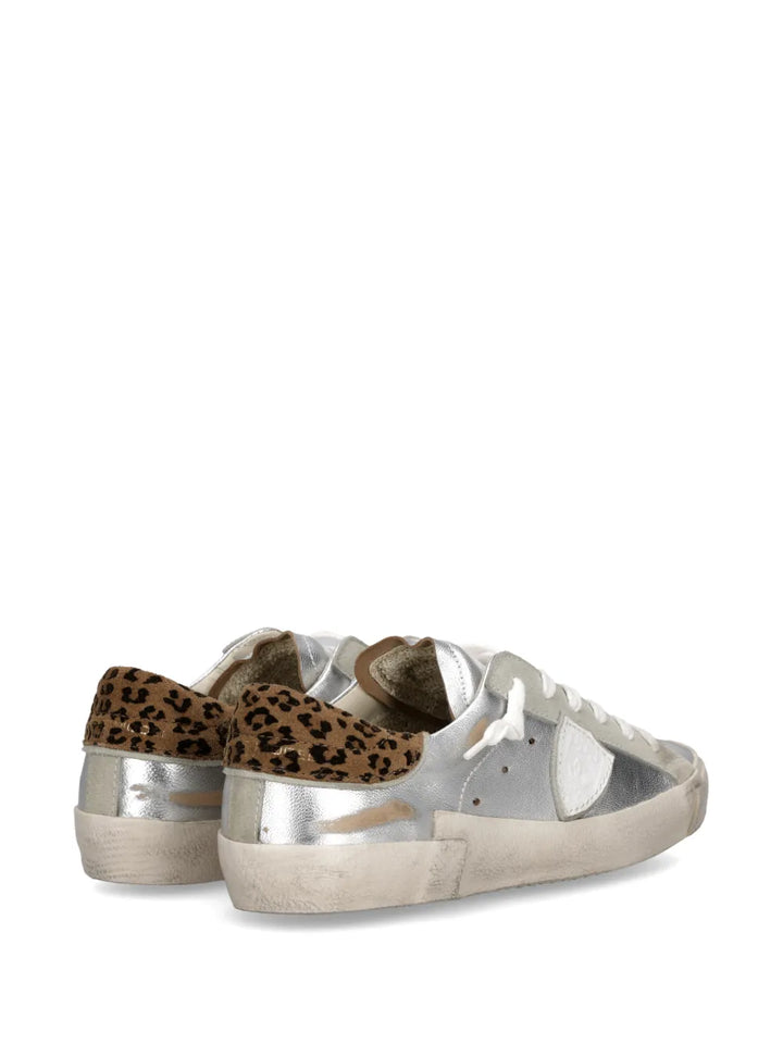 Philippe Model Paris Prsx Leopard-Print Low Trainers — Same as shown — Size US M 3.5 - US W 5 — Back View