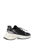 PINKO Ariel Lace-Up Panelled — Black — Size US M 3.5 - US W 5 — Back View