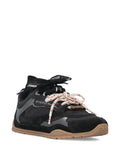 PINKO Lace-Up Panelled — Black — Size US M 3.5 - US W 5 — Side View