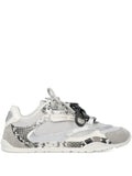 PINKO Logo Lace-Up — Grey — Size US M 3.5 - US W 5 — Front View