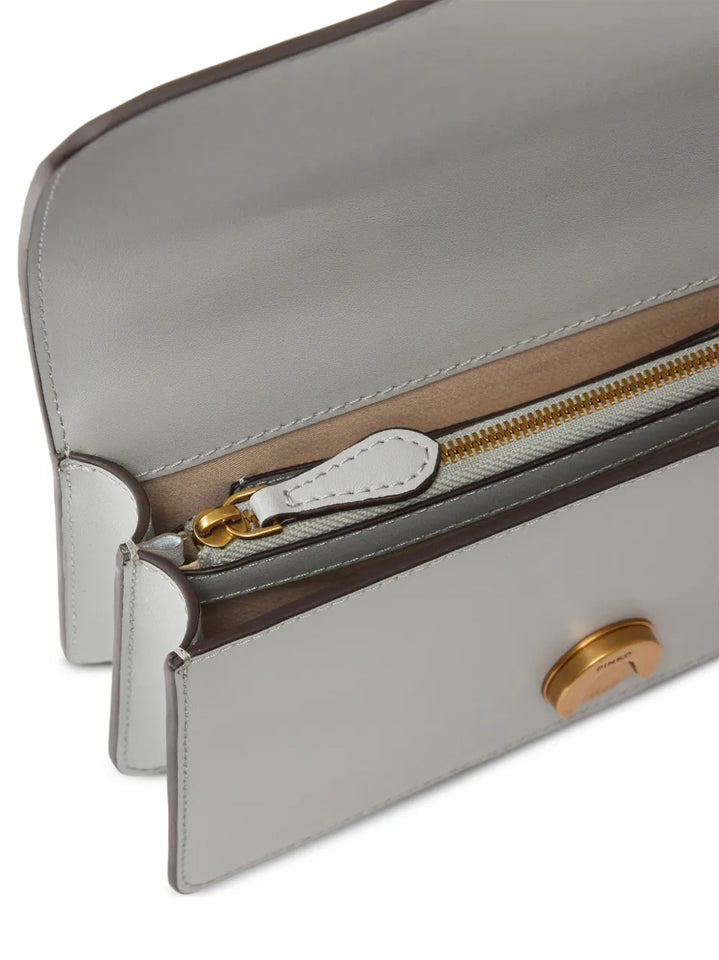 Pinko Small Love One Stud Embellished Shoulder Bag — Same as shown — Size One Size — Top View