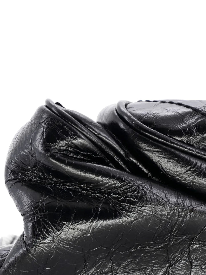 Saint Laurent Pre Owned Niki Chain Flap Bag Matelasse Chevron Leather Large Shoulder Bag — Same as shown — Size One Size — Back View