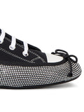 Marco De Vincenzo Crystal-Embellished Lace-Up — Black — Size US M 3.5 - US W 5 — Side View