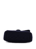 Chanel Pre Owned Xxl Travel Flap Bag Quilted Jersey Small Shoulder Bag — Same as shown — Size One Size — Back View