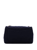 Chanel Pre Owned Xxl Travel Flap Bag Quilted Jersey Small Shoulder Bag — Same as shown — Size One Size — Side View
