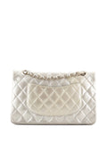Chanel Pre Owned Classic Double Flap Bag Quilted Metallic Lambskin Medium Shoulder Bag — Same as shown — Size One Size — Side View