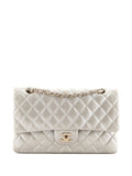 Chanel Pre Owned Classic Double Flap Bag Quilted Metallic Lambskin Medium Shoulder Bag — Same as shown — Size One Size — Front View