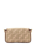 Fendi Pre Owned Baguette Nm Bag Zucca Embroidered Canvas Medium Shoulder Bag — Same as shown — Size One Size — Side View