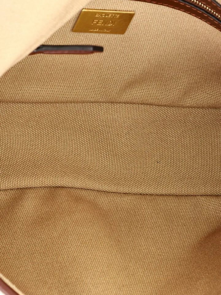 Fendi Pre Owned Baguette Nm Bag Zucca Embroidered Canvas Medium Shoulder Bag — Same as shown — Size One Size — Top View