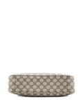 Gucci Pre Owned Emblem Gg Coated Canvas With Leather Medium Shoulder Bag — Same as shown — Size One Size — Top View