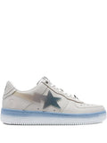 A Bathing Ape?Bape Sta M1 Star-Detail Low-Top Sneakers — Beige — Size US M 3.5 - US W 5 — Front View