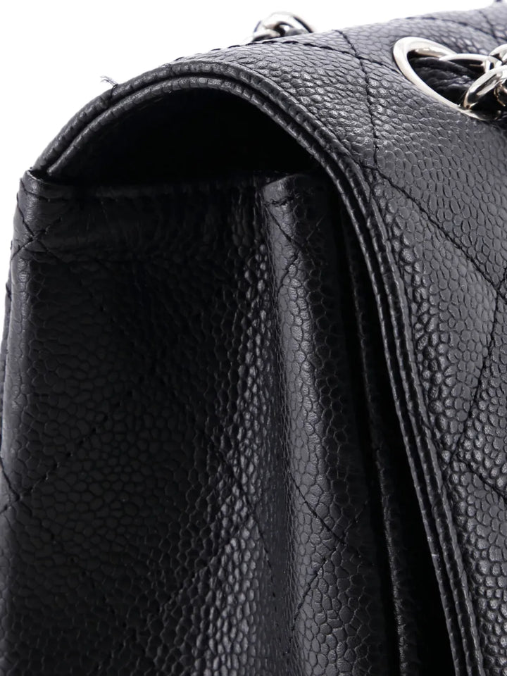 Chanel Pre Owned Classic Single Flap Bag Quilted Caviar Maxi Shoulder Bag — Same as shown — Size One Size — Top View