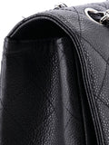 Chanel Pre Owned Classic Single Flap Bag Quilted Caviar Maxi Shoulder Bag — Same as shown — Size One Size — Top View