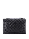Chanel Pre Owned Classic Single Flap Bag Quilted Caviar Maxi Shoulder Bag — Same as shown — Size One Size — Side View
