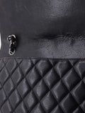 Chanel Pre Owned Classic Single Flap Bag Quilted Caviar Maxi Shoulder Bag — Same as shown — Size One Size — Top View