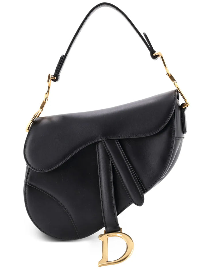 Christian Dior Pre Owned Saddle Handbag Leather Mini Shoulder Bag — Same as shown — Size One Size — Front View
