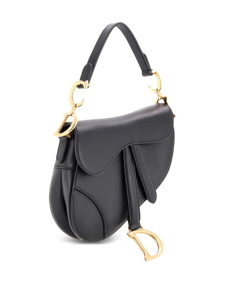 Christian Dior Pre Owned Saddle Handbag Leather Mini Shoulder Bag — Same as shown — Size One Size — Back View