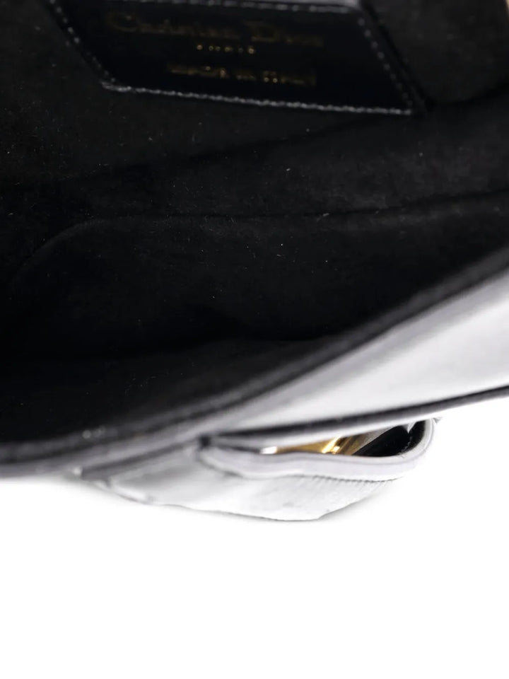 Christian Dior Pre Owned Saddle Handbag Leather Mini Shoulder Bag — Same as shown — Size One Size — Detail View