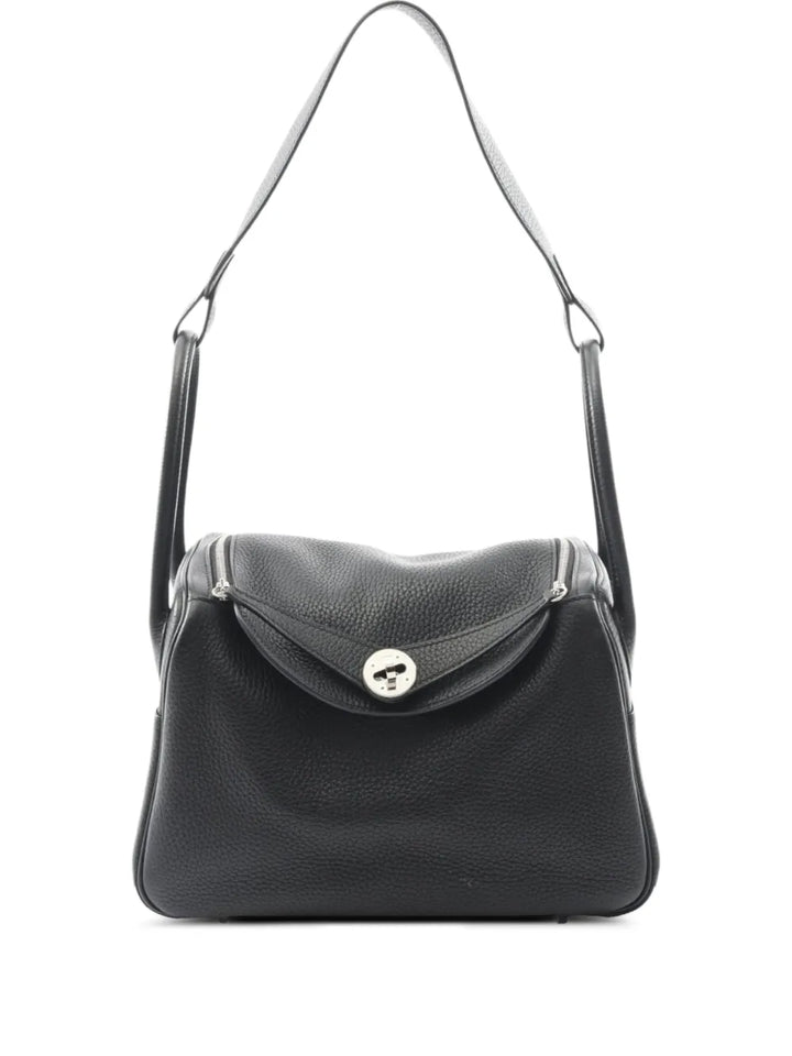 Hermes Pre Owned 2018 Taurillon Clemence Lindy 26 Shoulder Bag — Same as shown — Size One Size — Front View