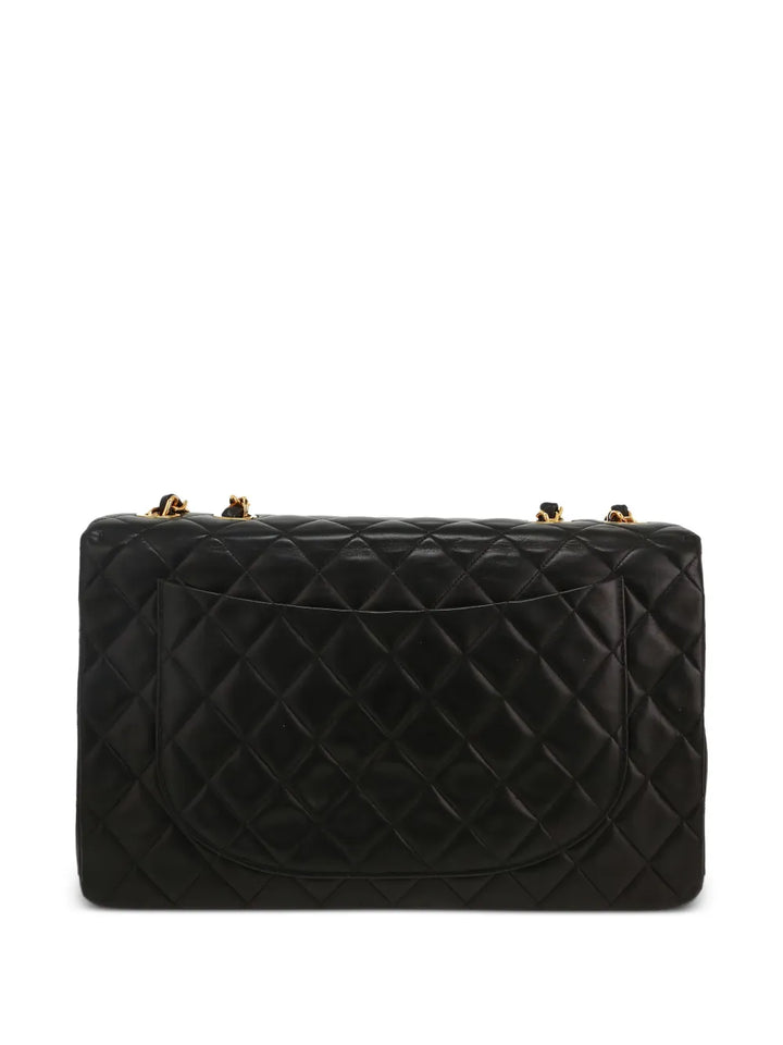 Chanel Pre Owned 1996 Timeless Maxi Jumbo Quilted Shoulder Bag — Same as shown — Size One Size — Side View