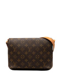 Louis Vuitton Pre Owned 2001 Monogram Musette Tango Short Strap Shoulder Bag — Same as shown — Size One Size — Side View