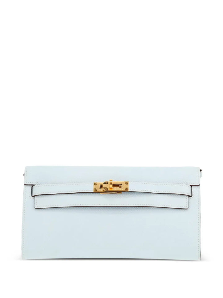Hermes Pre Owned 2020 Kelly To Go Epsom Leather Clutch Bag — Same as shown — Size One Size — Front View