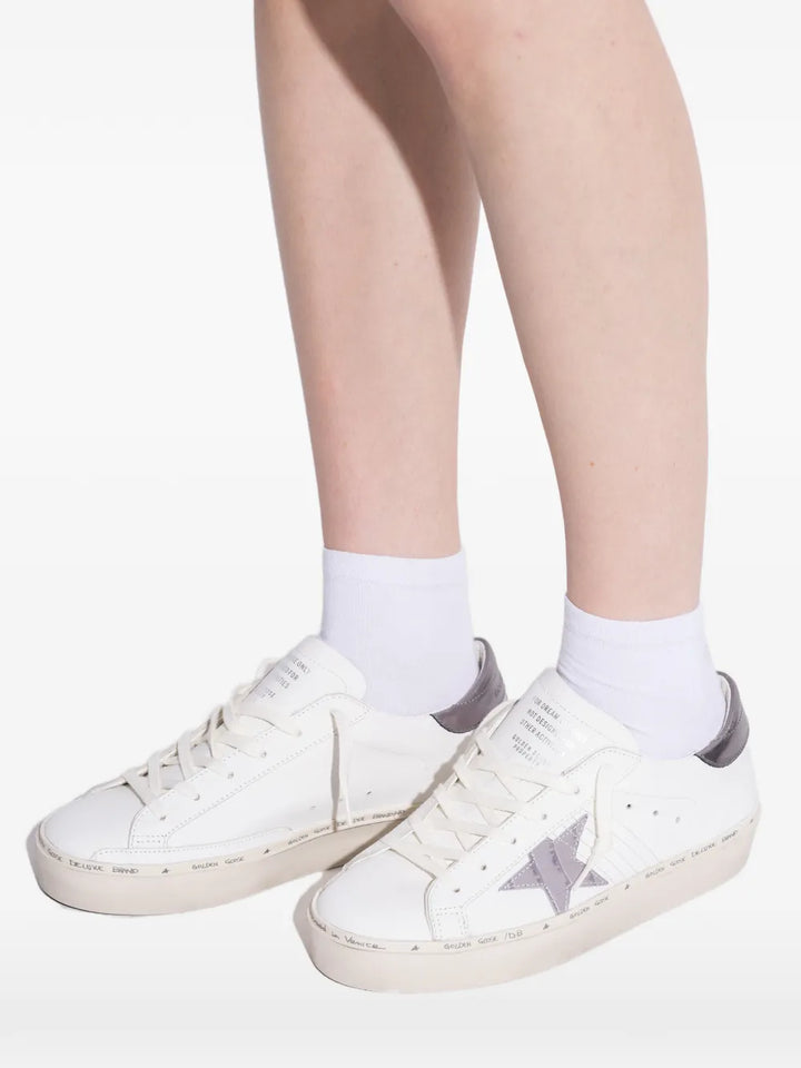 Golden Goose Hi Star Leather — White — Size US M 3.5 - US W 5 — Detail View