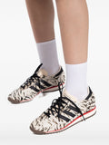 adidas Sl 72 Og Animal-Print Leather — White — Size US M 3.5 - US W 5 — Detail View