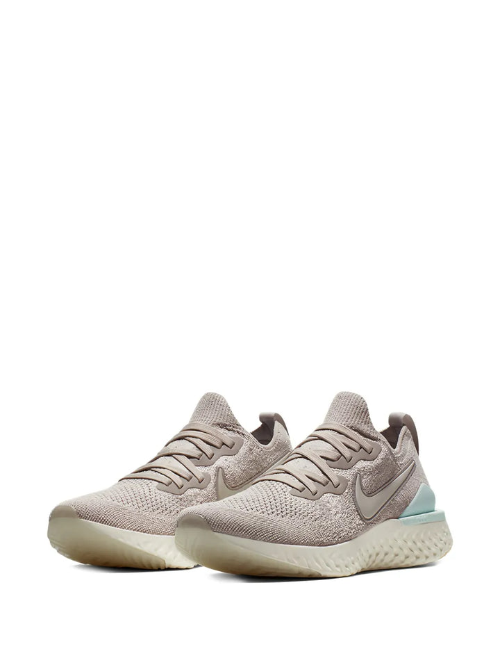 Nike Epic React Flyknit 2 Trainers — Grey — Size US M 3.5 - US W 5 — Side View