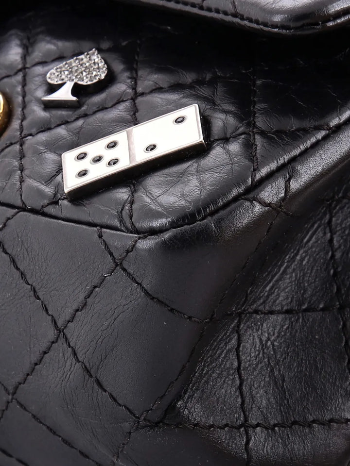 Chanel Pre Owned Lucky Charms Reissue 255 Flap Bag Quilted Aged Calfskin 225 Shoulder Bag — Same as shown — Size One Size — Top View