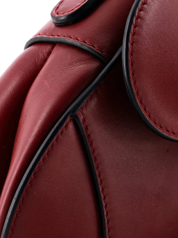 Christian Dior Pre Owned Saddle Handbag Leather Mini Shoulder Bag — Same as shown — Size One Size — Top View