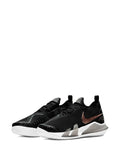 Nike Court React Vapor Nxt Tennis — Black — Size US M 3.5 - US W 5 — Side View