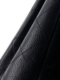 Chanel Pre Owned Classic Double Flap Bag Quilted Caviar Maxi Shoulder Bag — Same as shown — Size One Size — Top View
