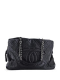Chanel Pre Owned Timeless Classic Shopping Tote Quilted Caviar Xl Shoulder Bag — Same as shown — Size One Size — Front View