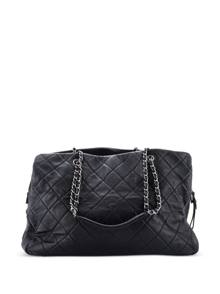Chanel Pre Owned Timeless Classic Shopping Tote Quilted Caviar Xl Shoulder Bag — Same as shown — Size One Size — Side View