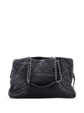 Chanel Pre Owned Timeless Classic Shopping Tote Quilted Caviar Xl Shoulder Bag — Same as shown — Size One Size — Side View