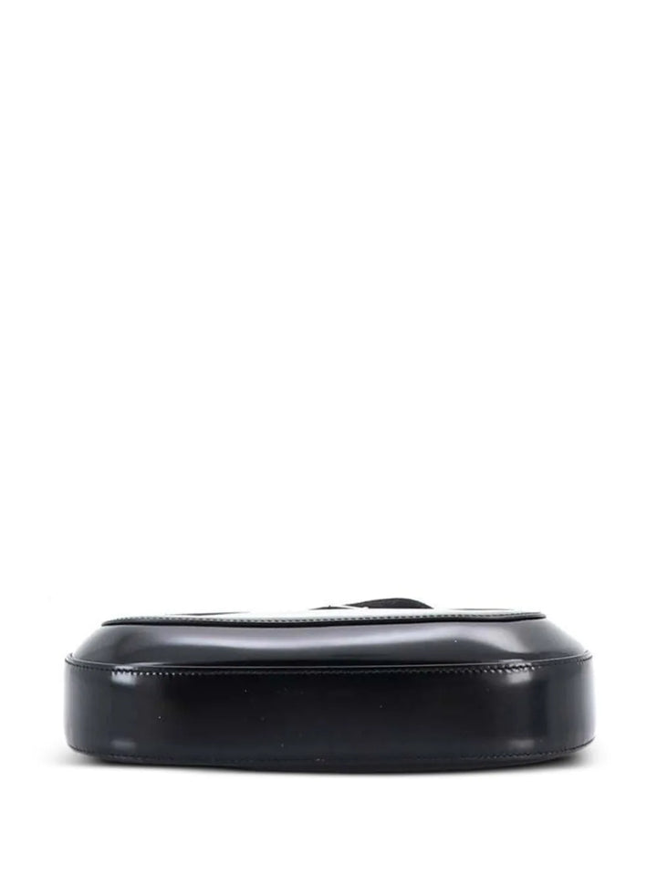 Prada Pre Owned Cleo Flap Shoulder Bag Spazzolato Leather Small Hobo Bag — Same as shown — Size One Size — Detail View