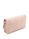 Christian Dior Pre Owned 2010S Caro Chain Tweed Shoulder Bag — Same as shown — Size One Size — Side View