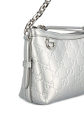 Gucci Small Gg Emblem Embossed Shoulder Bag — Same as shown — Size One Size — Top View