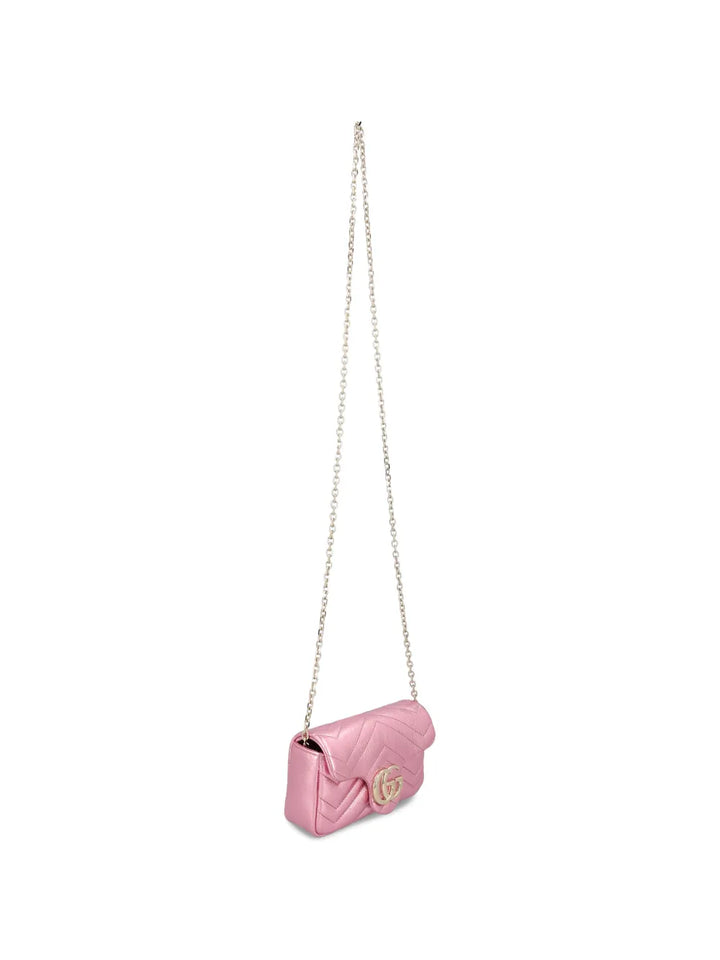 Gucci Gg Chevron Quilted Shoulder Bag — Same as shown — Size One Size — Back View
