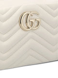 Gucci Small Gg Marmont Chevron Shoulder Bag — Same as shown — Size One Size — Top View