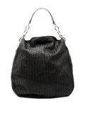 Christian Dior Pre Owned 2007 Woven Lambskin Soft Lady Dior Hobo Bag — Same as shown — Size One Size — Front View