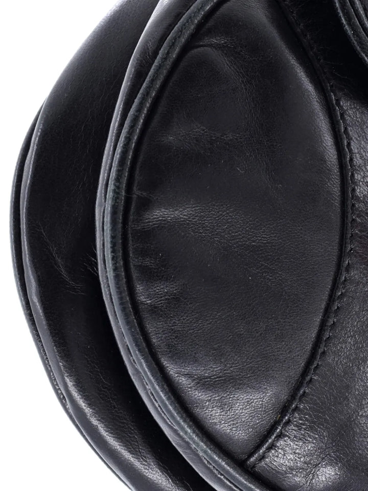 Christian Dior Pre Owned Vintage Saddle Bag Leather Medium Shoulder Bag — Same as shown — Size One Size — Detail View
