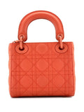 Christian Dior Pre Owned Ultra Matte Lady Dior Chain Bag Cannage Quilt Calfskin Mini Shoulder Bag — Same as shown — Size One Size — Side View