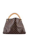Louis Vuitton Pre Owned Artsy Handbag Monogram Canvas Mm Hobo Bag — Same as shown — Size One Size — Side View