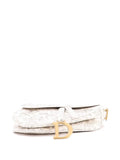 Christian Dior Pre Owned Saddle Handbag With Strap Printed Leather Medium Shoulder Bag — Same as shown — Size One Size — Top View