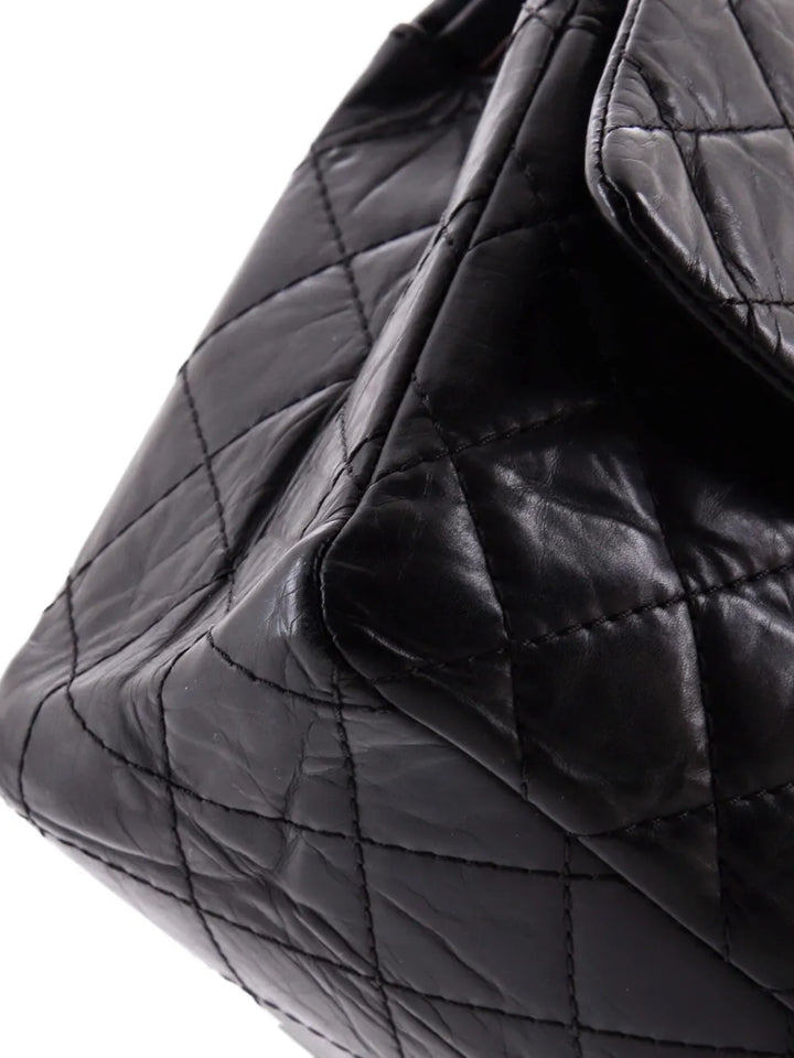 Chanel Pre Owned Reissue 255 Flap Bag Quilted Aged Calfskin 226 Shoulder Bag — Same as shown — Size One Size — Top View